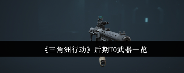 《三角洲行动》后期T0武器一览